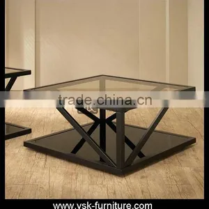 CT-084 Creative Design Glass Top Central Table thumbnail-1