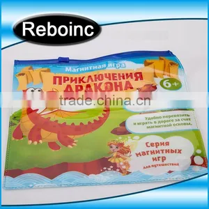 PVC Envelope Clear File Bag With Button Closure thumbnail-1
