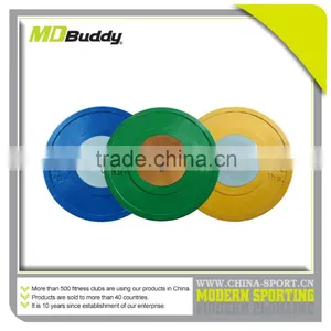 Factory Olympic Weightlifting Pure Rubber Plate Wholesale thumbnail-1