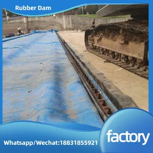 Water Filled Rubber Dam Barrier, Inflatable Flexible Membrane Dam for Irrigation and Landscape thumbnail-1