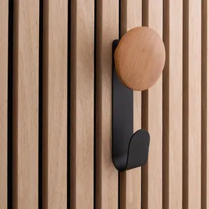 Sound Dampening Fire Rated Modern Acoustic Slatted Wood Panel for Hospital and Apartment thumbnail-3