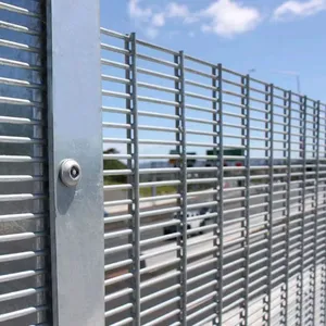High Security Double Wire Mesh Fence 868 656 Twin Wire Fence Anti Cut Anti Impact Fence for Border and Power Station thumbnail-1