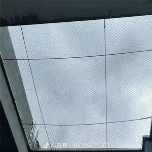 Custom 316L Stainless Steel Wire Rope Mesh With Clips for Cable Pulling Systems thumbnail-3