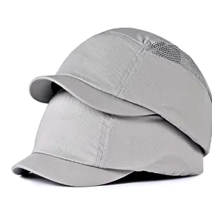 Short brim shoprt peak bump cap (1)