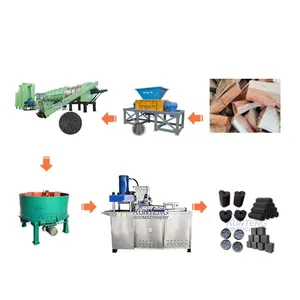 No Smoke Shisha Coal Machine Charcoal Briquette Making Machine Hookah Charcoal Manufacturing Machine Plant EPC thumbnail-1