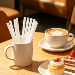 Food Grade Biodegradable Plastic Drinking Straws for Beverage and Party Supplies thumbnail-3