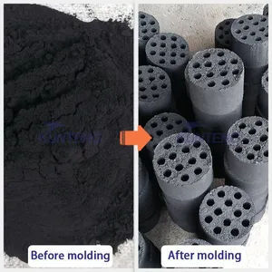 Energy Saving Hexagonal Charcoal Forming Machine Porous Honeycomb Coal Stamping Machine EPC thumbnail-4