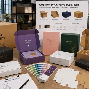 Custom Printed Corrugated Mailer Box Packaging Color Box Shipping Box Manufacturer thumbnail-1