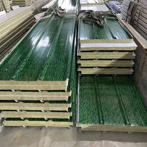 Competitive Price Color Steel Insulated Sandwich Panel Prefab Building Material thumbnail-4