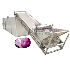 Multi Layers Continuous Chili Onion Mesh Belt Drying Machine Large Capacity Vegetables Dryer EPC thumbnail-1