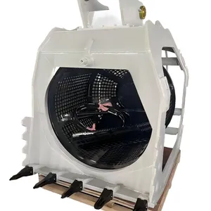 Excavator Trommel Screen Bucket 5 Ton With Bolted Screen Plates and Pin On Mount thumbnail-3