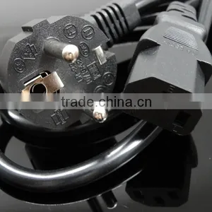 Reliable PVC 16A 250V VDE Germany Power Cord/chile Power Cord/Schuko Power Extension Cord thumbnail-1