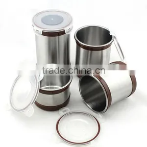 Stainless Steel Airtight Canister Set thumbnail-1