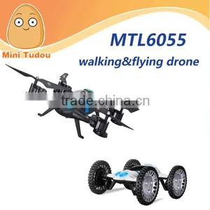 Minitudou Racing Drone MTL6055 With Light and 0.3/2MP Camera Walking&flying Car Drone thumbnail-1
