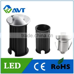 Mini LED Underground Light 1W A/B/C Cover High Waterproof Garde IP67 Stainless Steel thumbnail-1