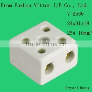 50A Porcelain Terminal Block thumbnail-1