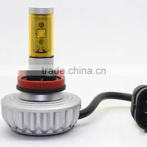High Power h8 Fanless 3S Led Headlight IP65 Waterproof For Motorcycle Led Light Kit thumbnail-2