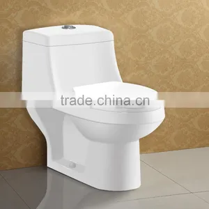 Floor Mounted White Glazed Ceramic Wash Down Toilet thumbnail-4