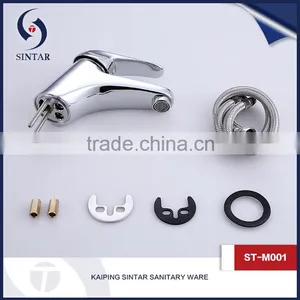 Bathroom Hardware Brass Single Handle Basin Faucet thumbnail-6