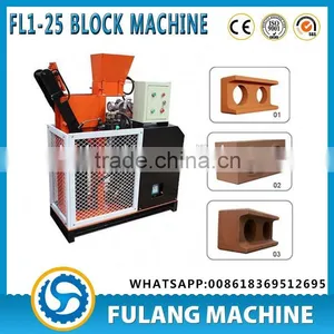 FL1-25 Youtube Compressed Earth Brick Press,clay Interlocking Bricks Machine With Motor thumbnail-1