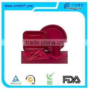 Made in China Outdoor Plastic Dinner Tableware Set thumbnail-1
