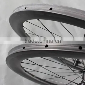 Super Light Tubular Carbon Wheels Road Bike Bicycle Wheelset 56mm Tubular Ican 2016 New Wheels W56T thumbnail-5