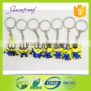 Fashionable Keychain Custom Any Design Cute Pvc Keychain thumbnail-1