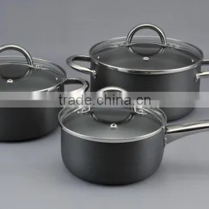 [BSCI Member] 6pcs Set Hard-anodized Aluminum Kitchenware Coating Available thumbnail-1