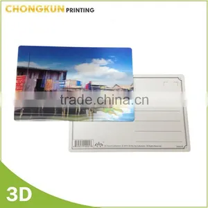 Hot Sale Creative Souvenir Printed 3D Lenticular Postcard thumbnail-4