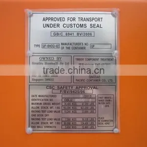 40HC Orange New Shipping Container for Sale thumbnail-2