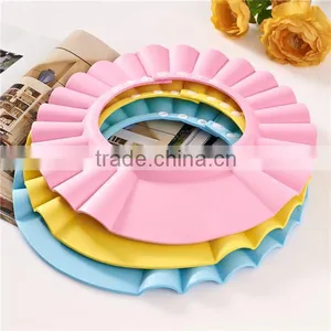 2015 High Quality Soft EVA Ear Shower Cap Hat for Kids thumbnail-5
