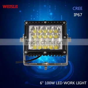 High Brightness and High Quality 100w 12v Led Work Light Driving on Truck thumbnail-1