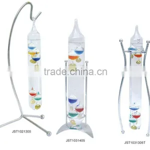 Simple Metal Stand Decoration Galileo Thermometer thumbnail-1