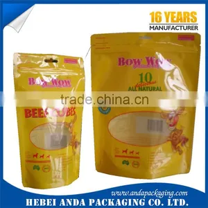Dog Treat Bag Zipper/ Dog Treat Pouch Dog Treat Packaging Plastic Bags Manufacturer Supplier's Choice thumbnail-2