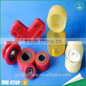 Wholesale Different Kinds Machining Cheap Polyurethane Roller Products Steel Injection Plastic pu Roller thumbnail-4