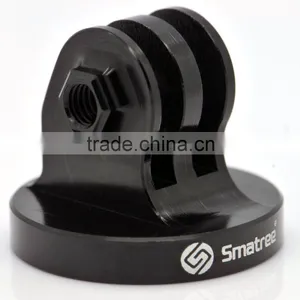 Smatree Aluminum Tripod Mount Adapter for GoPro Hero4 HERO3+ HERO3/ 2 /1 Cameras -Threaded End(Black) thumbnail-3