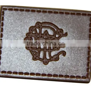 2015 New Fashion High Quality Custom Embossed Branded Leather Patch thumbnail-1