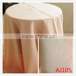 High Quality 100% Polyester Jacquard Restaurant Use Tablecloth Linens thumbnail-1