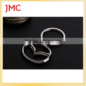New Custom Metal Car Logo Brand Shape Keyring Keychain for Car thumbnail-5