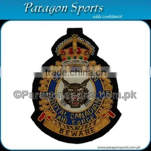 Squadron Royal Air Force Bullion Beware Badge Handmade Embroidered Air Force Badges thumbnail-1