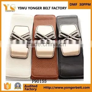 Beautiful Wide Metal Hook Buckle High Quality Cool Women Elastic Belt thumbnail-2