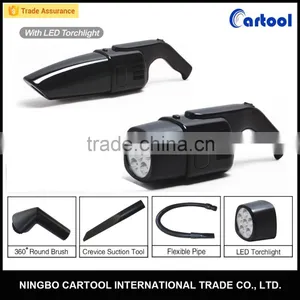 12V 150W Portable Handheld Wet Dry Auto Mini Vacuum Cleaner With LED thumbnail-1