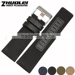 26mm High Quality Nylon Watch Strap With Stainless Steel Buckle Wholesale 3PCS thumbnail-1