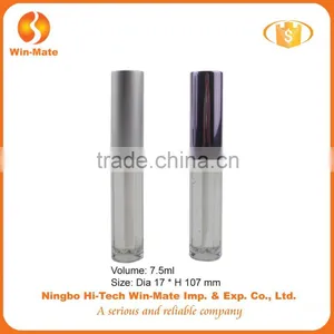 2015 New Style Clear Acrylic Good Quality Electroplate Bling Lip Gloss Case thumbnail-1