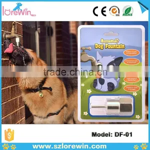 AussiePup DF-01 Outdoor Dog Water Drinking Stainless Steel Water Magic Tap Dispenser thumbnail-1