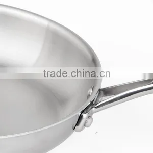 Charms Induction Bottom Triple Stainless Steel Cookware No Oil Fry Pan thumbnail-6