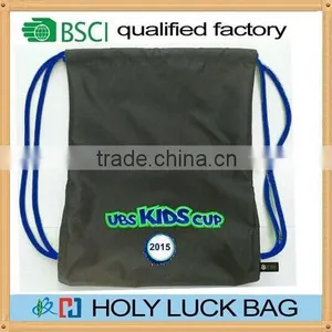 Oxford Drawstring Recycled Bag Backpack Wholesale Gym Rucksack thumbnail-5