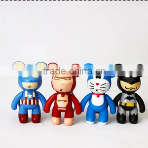 Creative Gloomy Bear LED Light Flash Keychain With Sound Quality Choice thumbnail-5