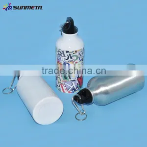 400ML Silver Sublimation Sports Water Bottle thumbnail-2