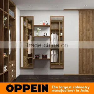 2016 New Design Oppein Melamine Material Modern Bedroom Wardrobe thumbnail-3